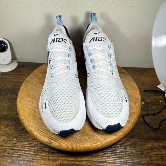Nike Air Max 270 USA Red White Shoe Sneakers Men's Size 15 DJ5172-100 - Picture 2 of 9